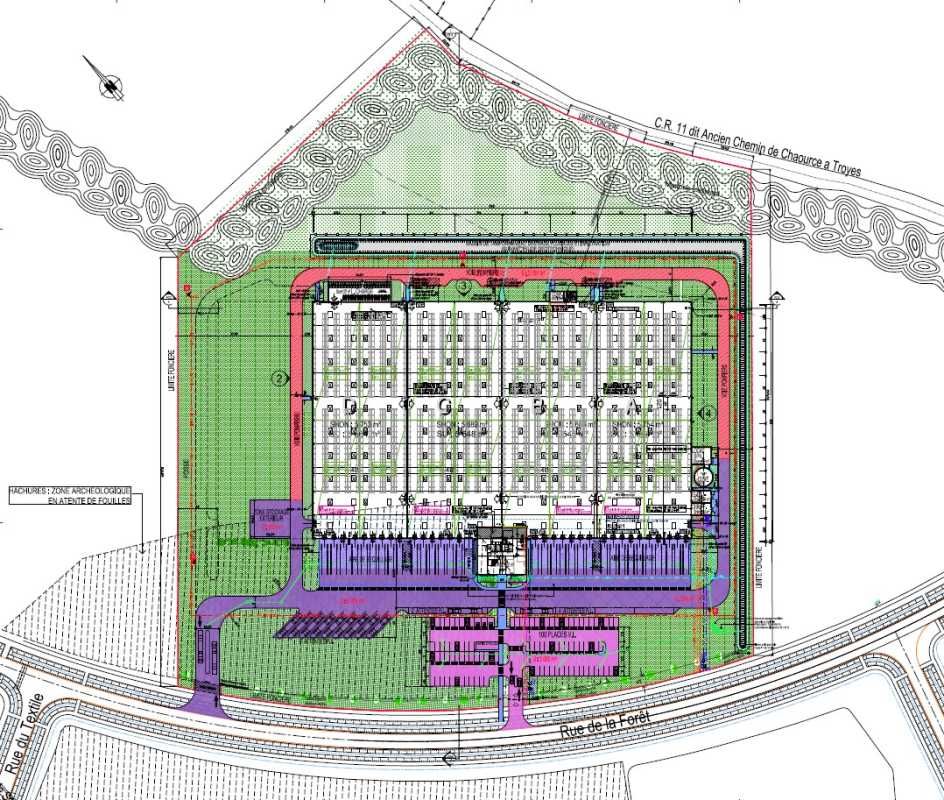 Location entrepots 24526 m² divisibles à partir de 11441 m²