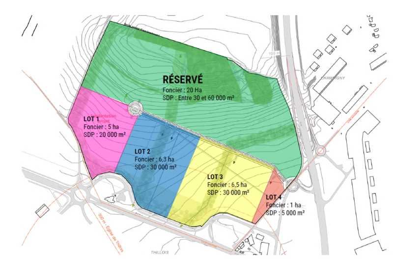 Location entrepots 55000 m² divisibles à partir de 5000 m²