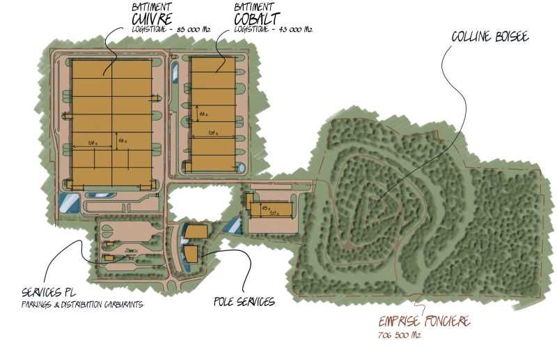 Location entrepots 128000 m² divisibles à partir de 20000 m²