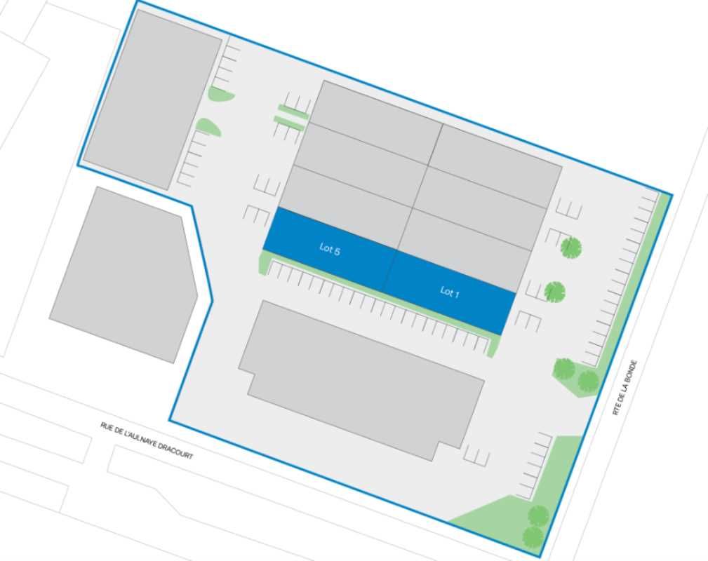 Location entrepots 410 m² non divisibles