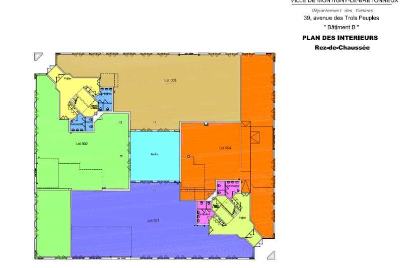 Location locaux commerciaux 1289 m² divisibles à partir de 249 m²