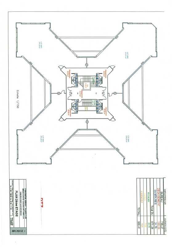 Location bureaux 996 m² divisibles à partir de 229 m²