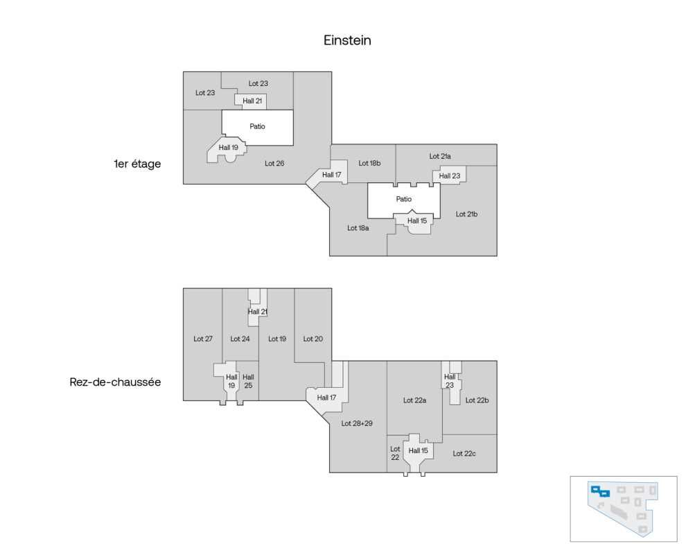 Location bureaux 4078 m² divisibles à partir de 509 m²