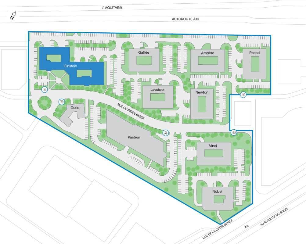 Location bureaux 4078 m² divisibles à partir de 509 m²