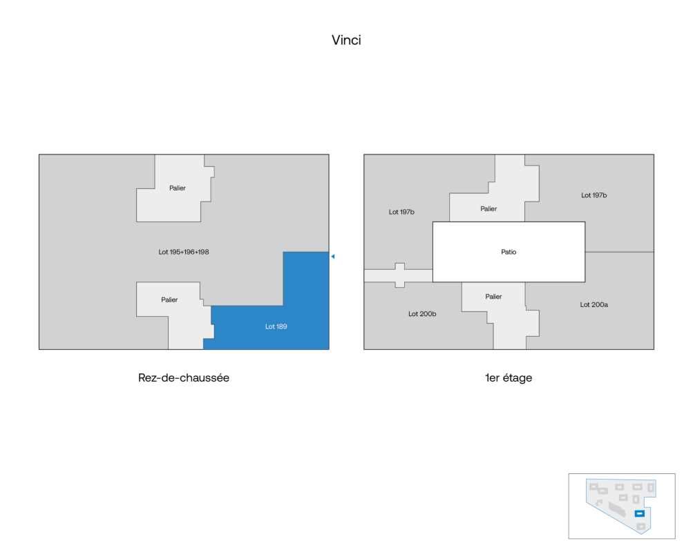 Location bureaux 303 m² non divisibles
