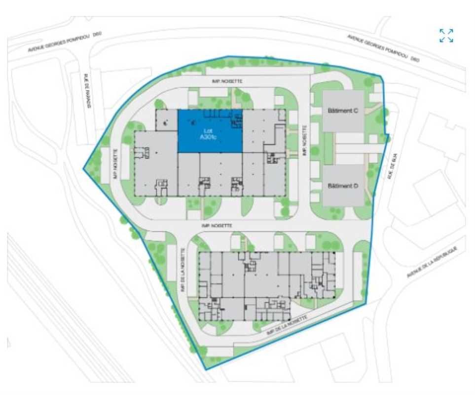 Location entrepots 2812 m² divisibles à partir de 66 m²