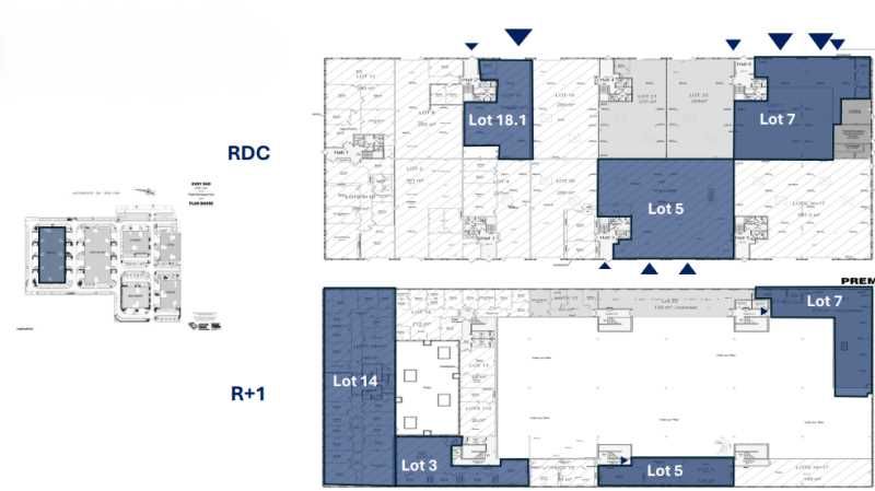 Location entrepots 2341 m² divisibles à partir de 213 m²