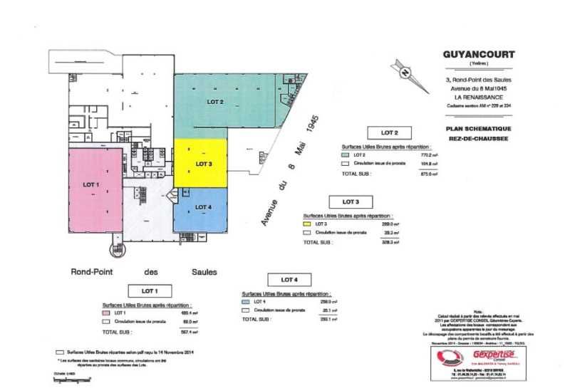 Location bureaux 3921 m² divisibles à partir de 583 m²