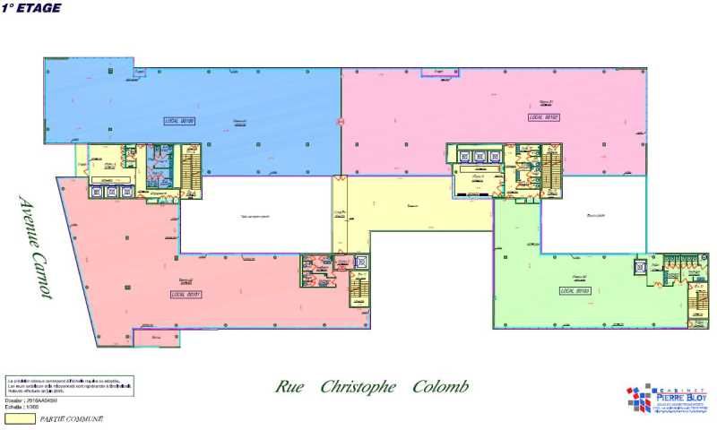 Location bureaux 2518 m² divisibles à partir de 716 m²