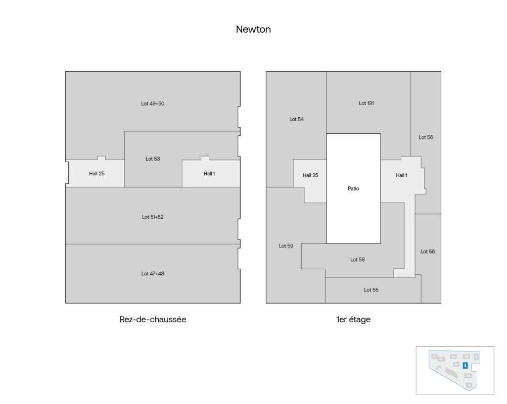 Location bureaux 1148 m² divisibles à partir de 160 m²