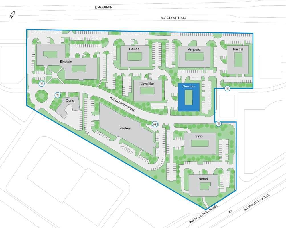 Location bureaux 1148 m² divisibles à partir de 160 m²