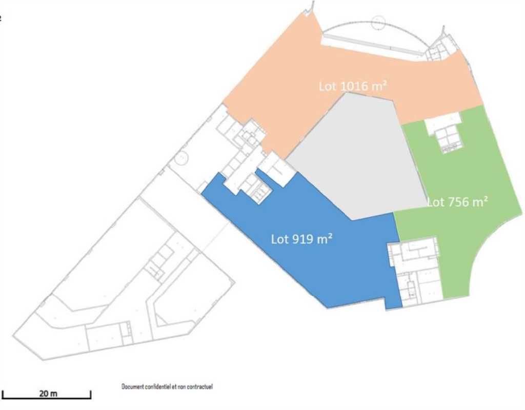 A louer, bureaux à Antony.  Situé au sein du Pôle