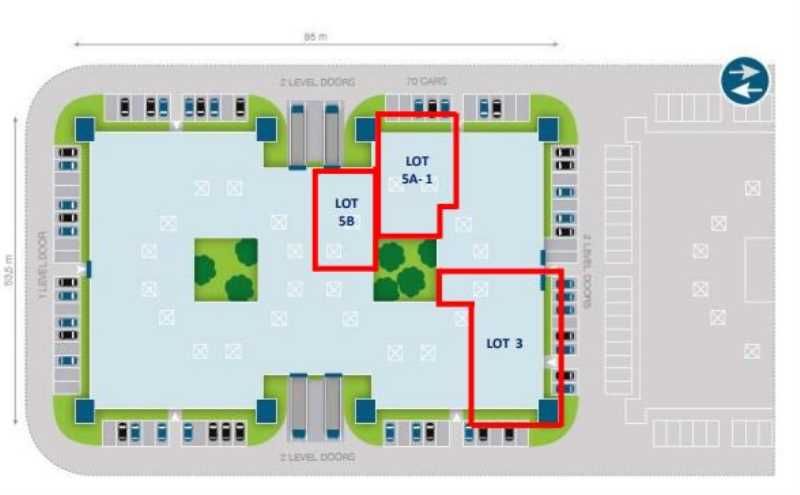 Location entrepots 838 m² divisibles à partir de 235 m²