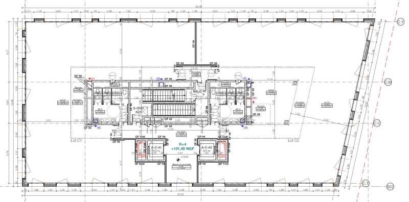 Location bureaux 745 m² divisibles à partir de 324 m²