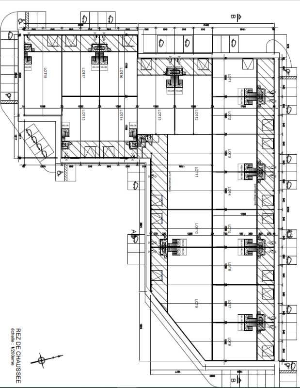 Vente entrepots 528 m² non divisibles