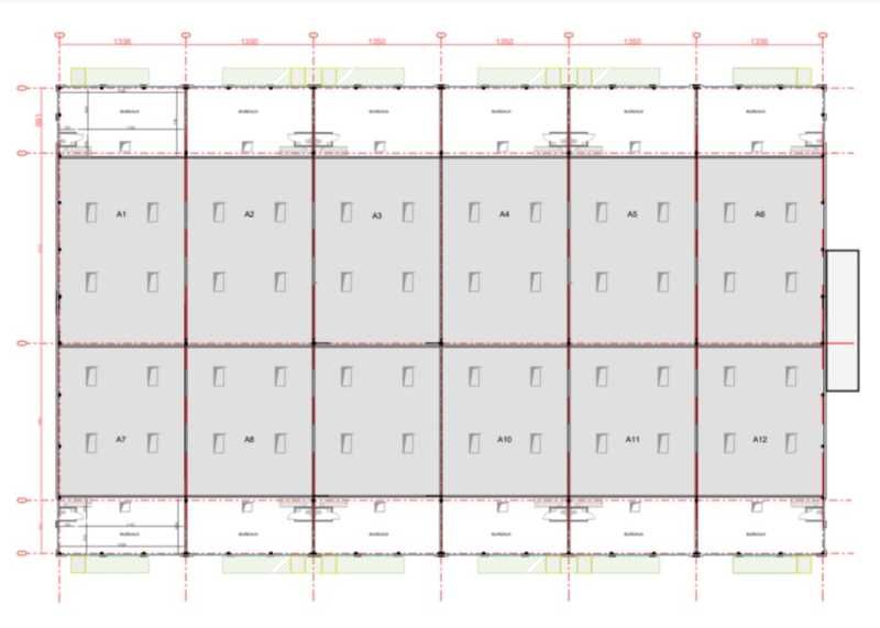 Location entrepots 3240 m² divisibles à partir de 457 m²