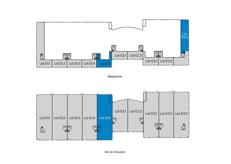Location entrepots 2307 m² divisibles à partir de 140 m²