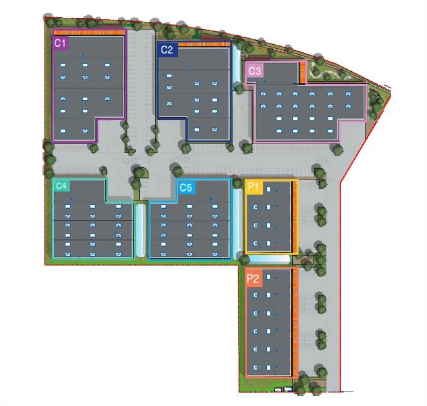 Location entrepots 16232 m² divisibles à partir de 360 m²