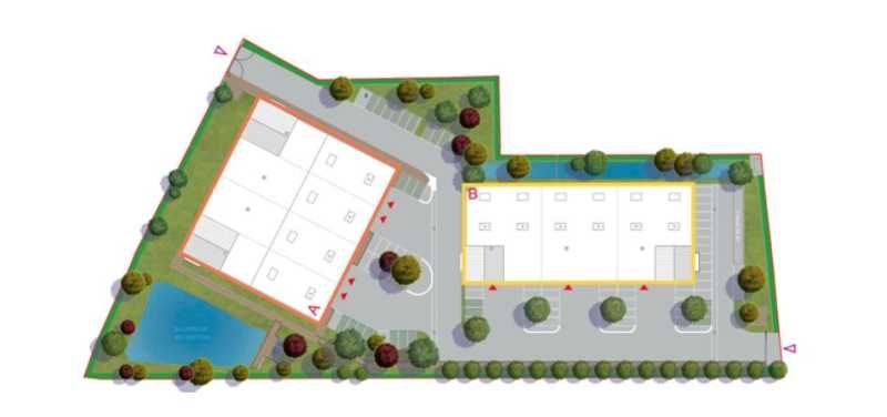 Vente entrepots 1803 m² divisibles à partir de 601 m²