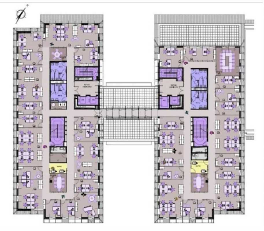 Location bureaux 5309 m² divisibles à partir de 295 m²