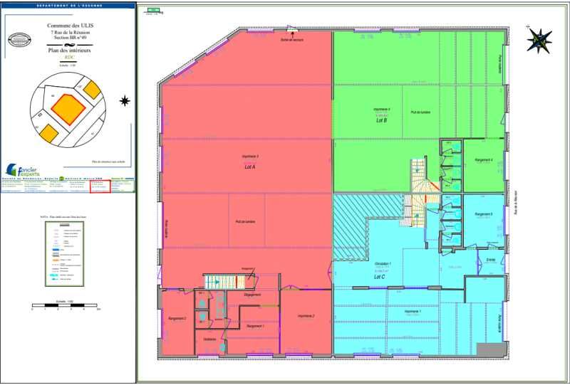 Location entrepots 878 m² non divisibles