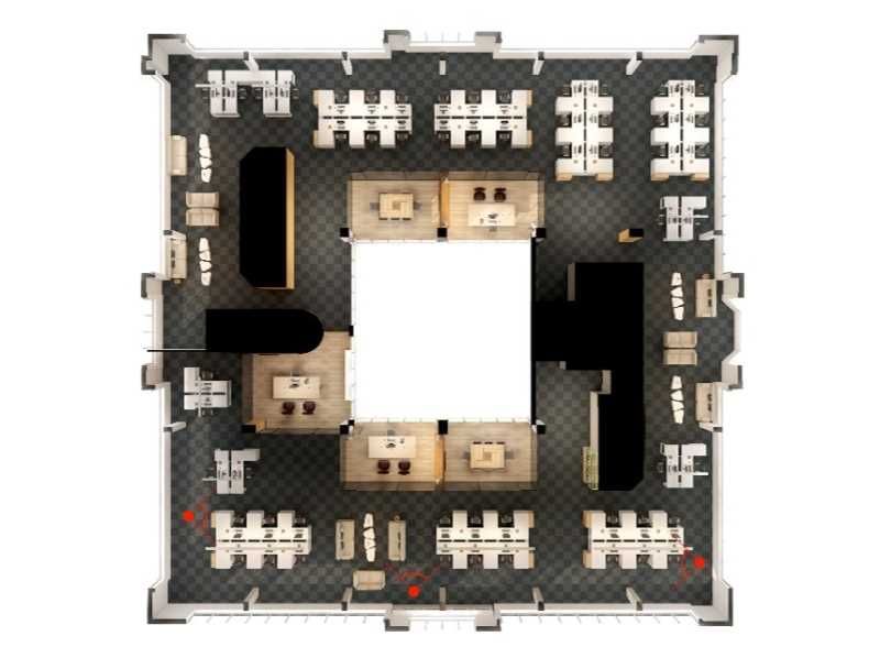 Location bureaux 4484 m² divisibles à partir de 1121 m²