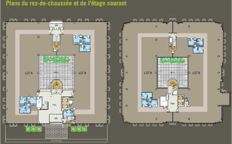 Location bureaux 4561 m² divisibles à partir de 539 m²
