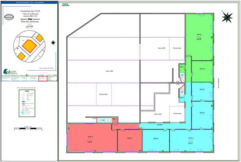 Location entrepots 878 m² non divisibles