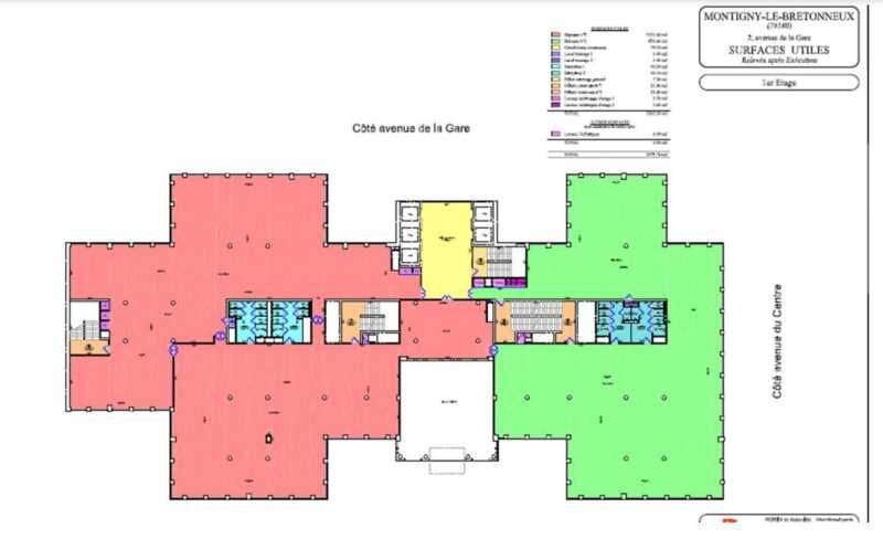 Location bureaux 2530 m² divisibles à partir de 600 m²