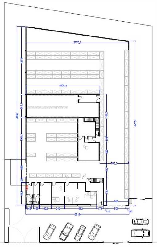 Location entrepots 1898 m² non divisibles