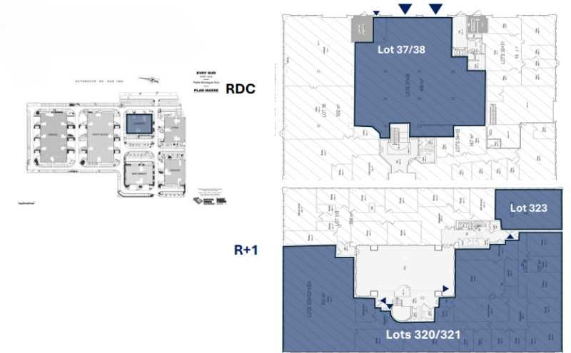 Location bureaux 99 m² non divisibles