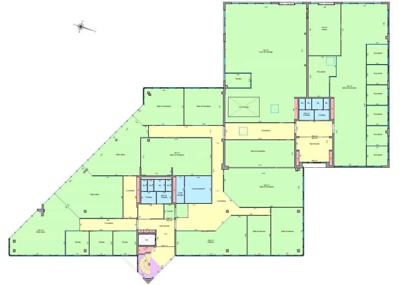 Location entrepots 2000 m² non divisibles