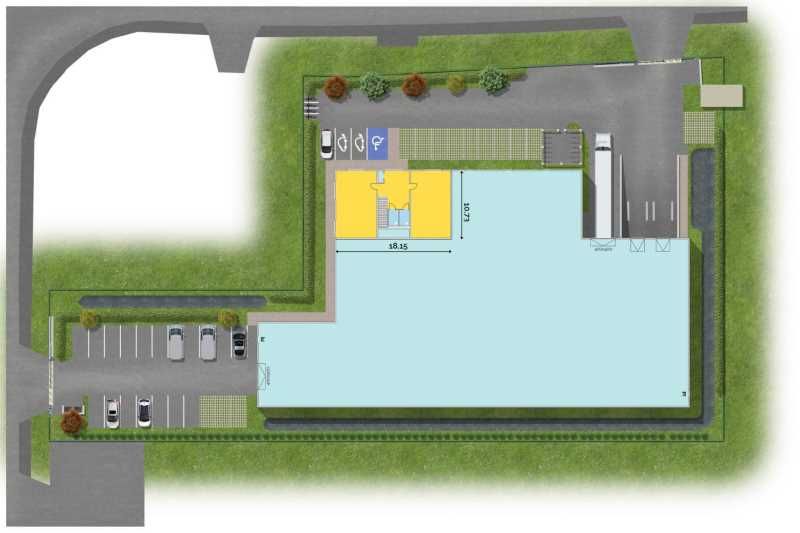 Location entrepots 2206 m² non divisibles