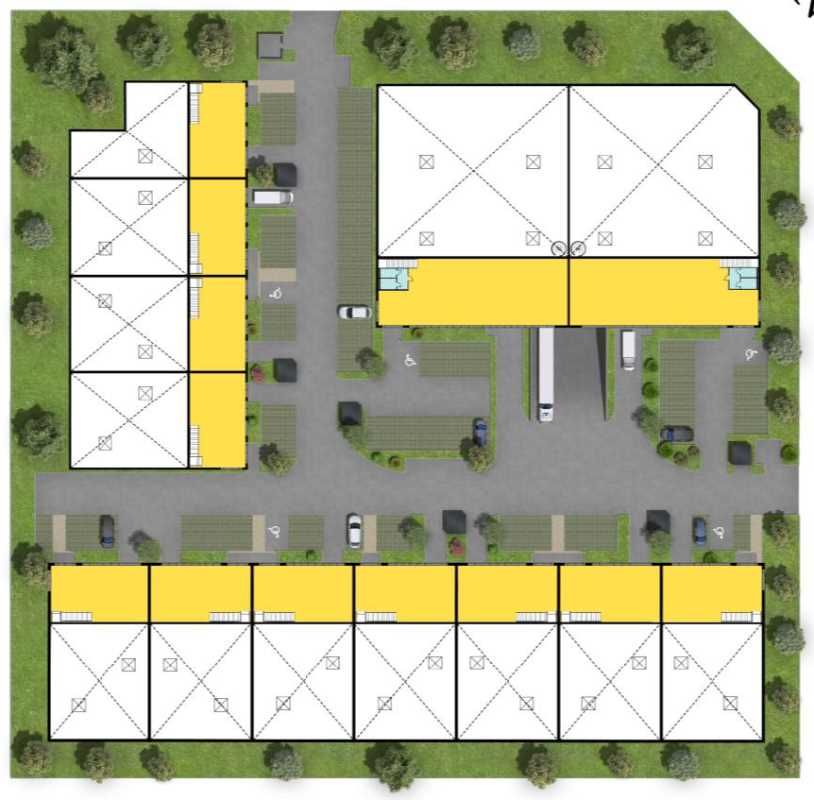 Location entrepots 4543 m² divisibles à partir de 452 m²