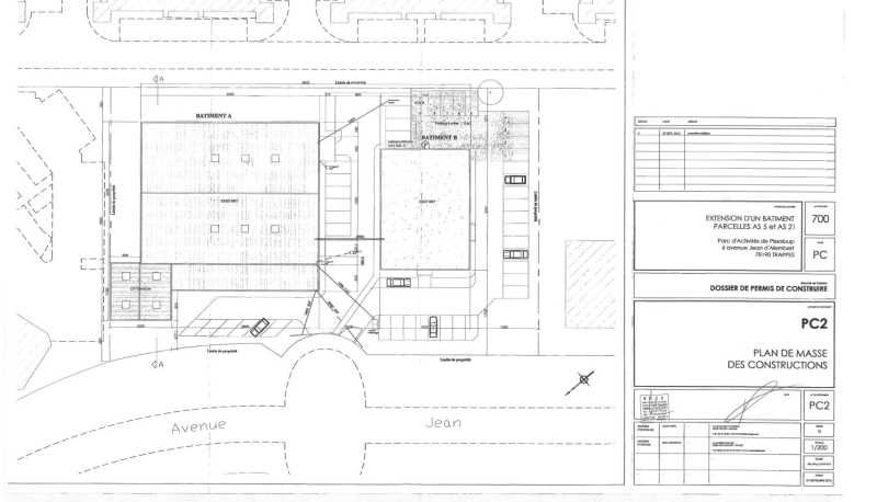 Location bureaux 1450 m² non divisibles