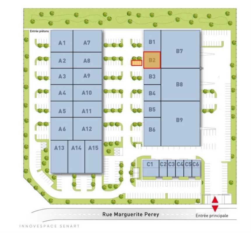 Location entrepots 363 m² non divisibles