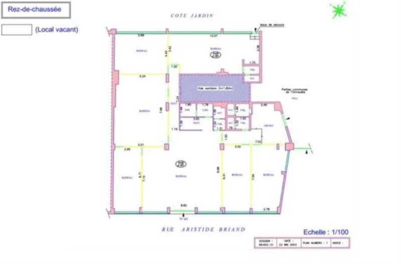 Vente bureaux 311 m² non divisibles