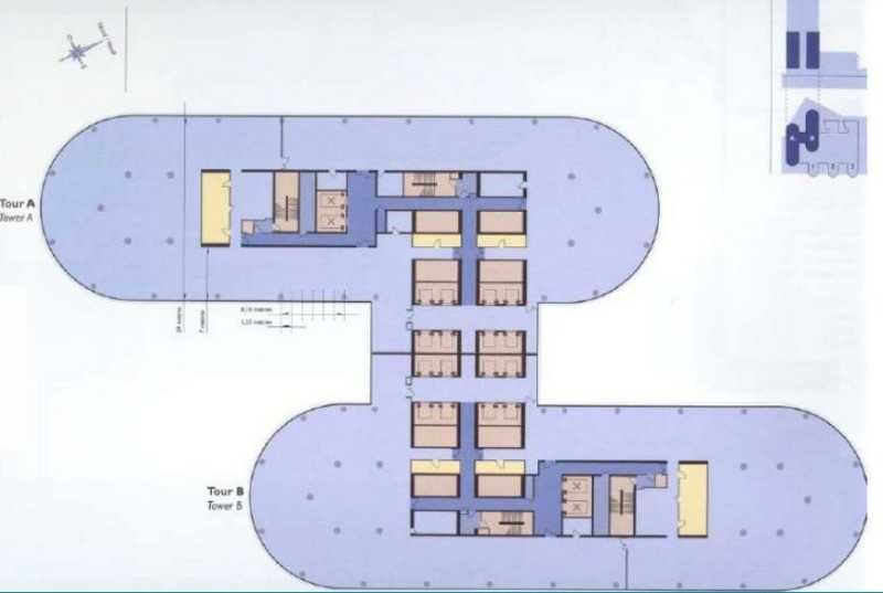 Location bureaux 31111 m² divisibles à partir de 683 m²
