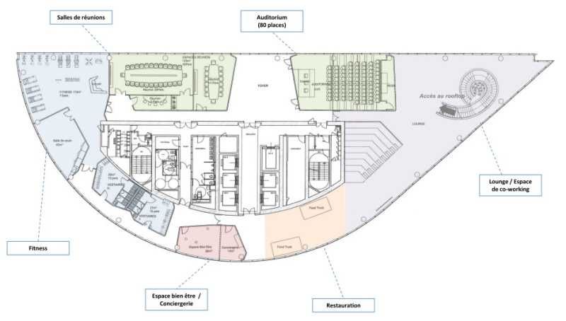 Location bureaux 7530 m² divisibles à partir de 706 m²