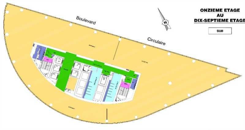 Location bureaux 7530 m² divisibles à partir de 706 m²