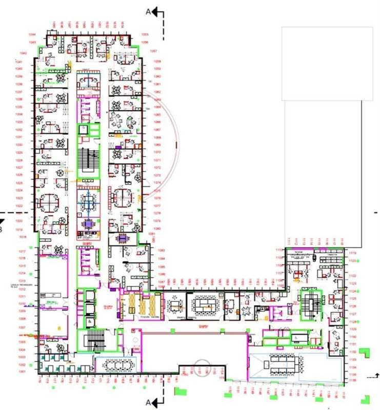 Location bureaux 1574 m² divisibles à partir de 522 m²