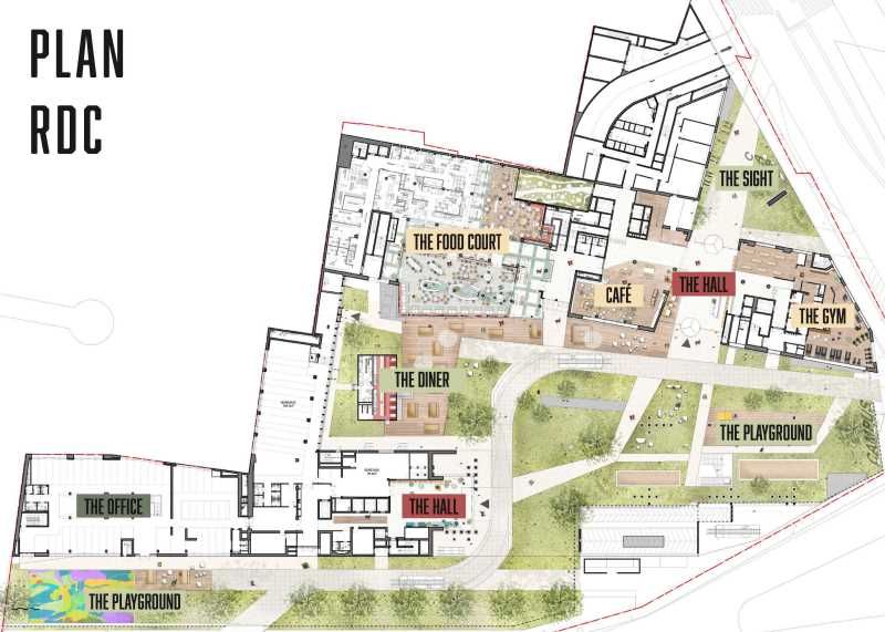 Location bureaux 557 m² non divisibles