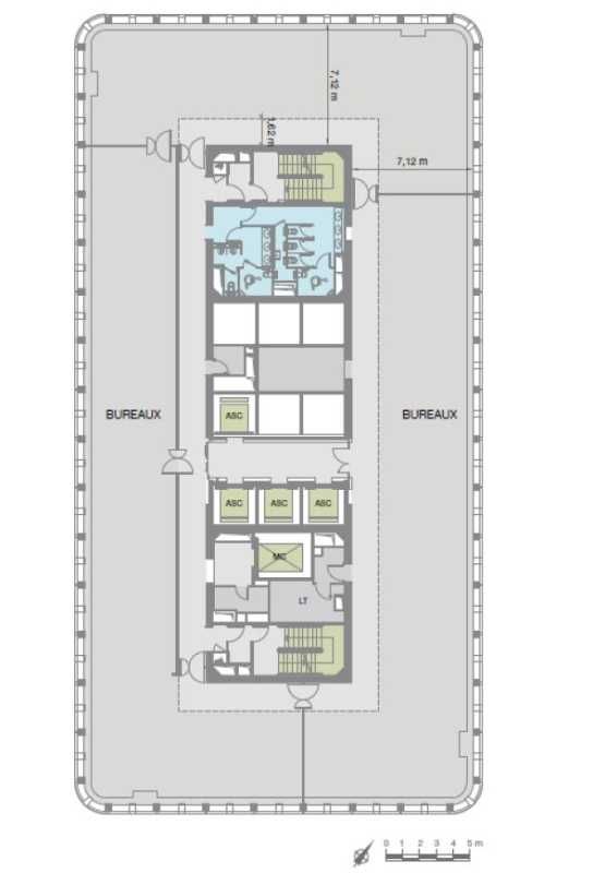Location bureaux 1712 m² divisibles à partir de 266 m²