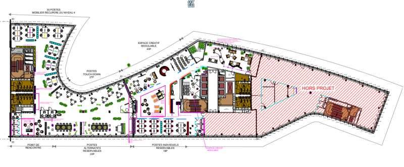 Location bureaux 6786 m² divisibles à partir de 900 m²