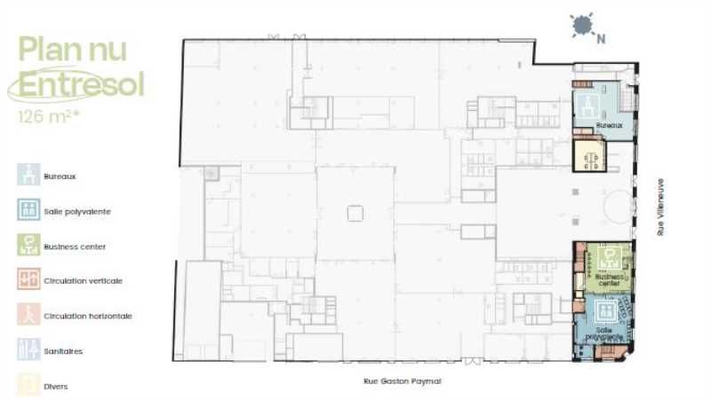 Location bureaux 4068 m² divisibles à partir de 1992 m²