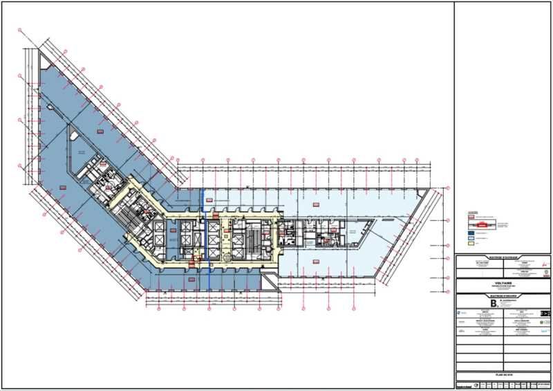 Location bureaux 83 m² non divisibles