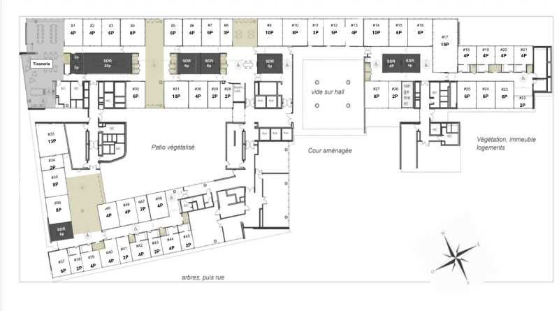 Location bureaux 647 m² non divisibles