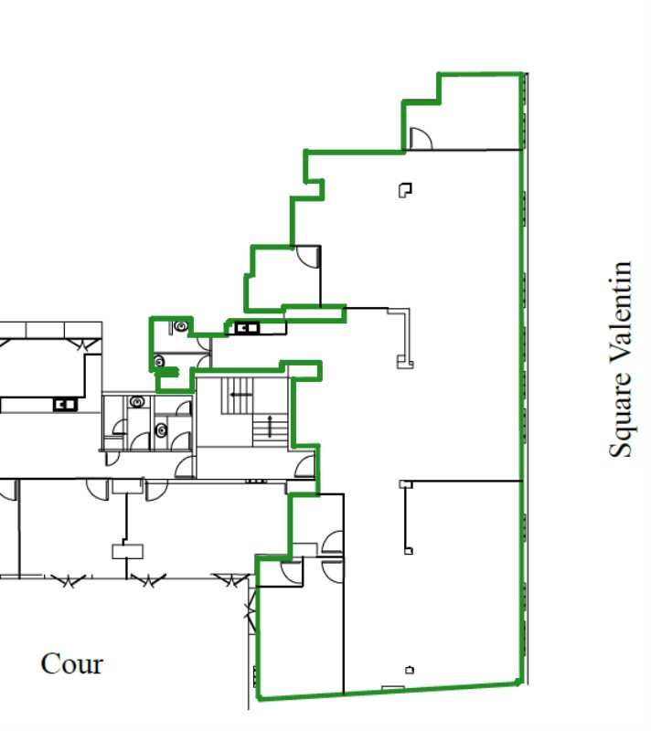Location bureaux 270 m² non divisibles