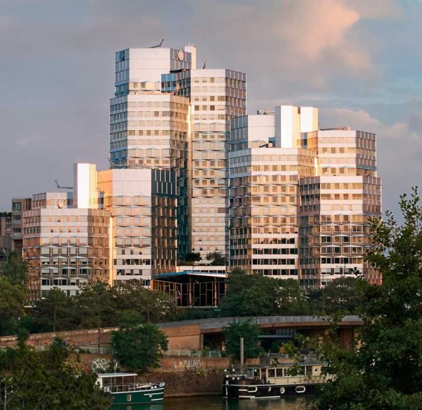 Projet architectural conçu par DOMINIQUE PERRAULT