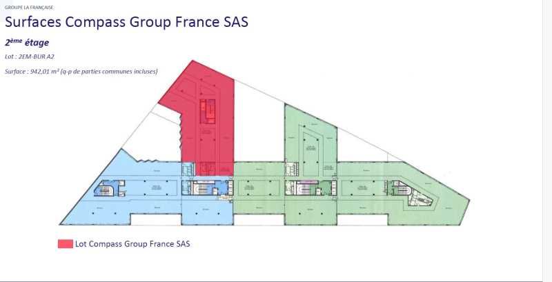 Location bureaux 6528 m² non divisibles